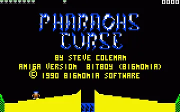 Pharoah's Curse screen shot title